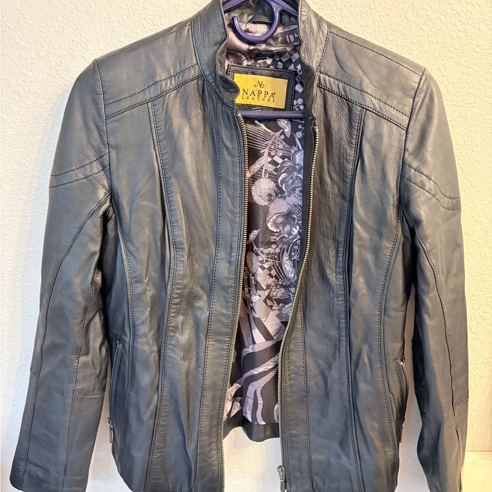 Women's Black Genuine Lamb Leather Jacket